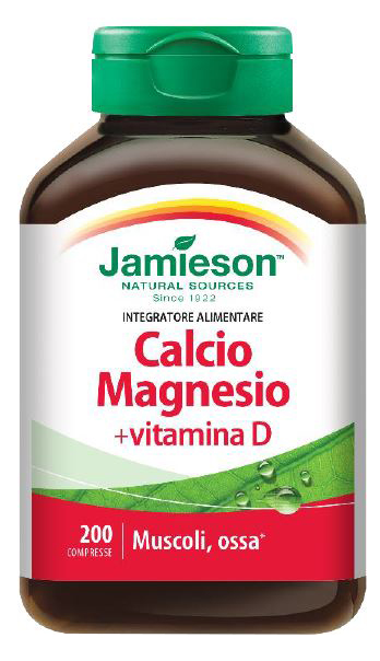 JAMIESON CALCIO MAGNESIO CON VITAMINA D 200 COMPRESSE - Luckyfarma.it