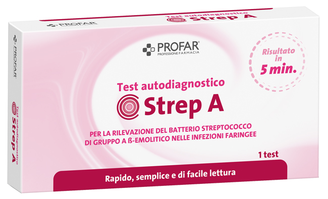 TEST STREPTOCOCCO PROFAR CON CASSETTA A POZZETTO 1 PEZZO - Luckyfarma.it