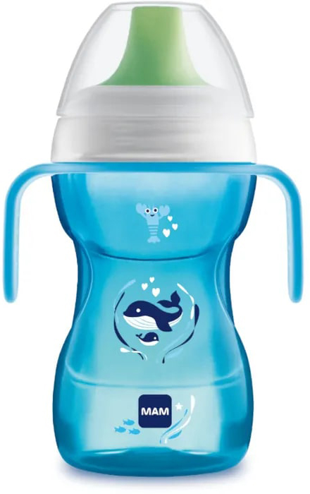 MAM TAZZA FUN TO DRINK CAPACITA' 270 ML MASCHIO 1 PEZZO - Luckyfarma.it
