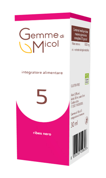 GEMME DI MICOL 5 RIBES NERO 30 ML - Luckyfarma.it