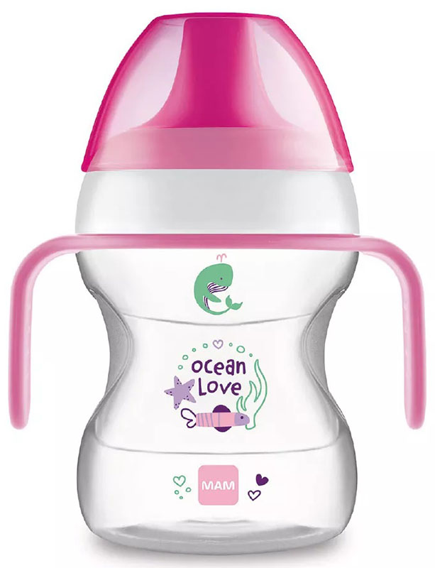 MAM LEARN TO DRINK CUP 190ML FEMMINA - Luckyfarma.it