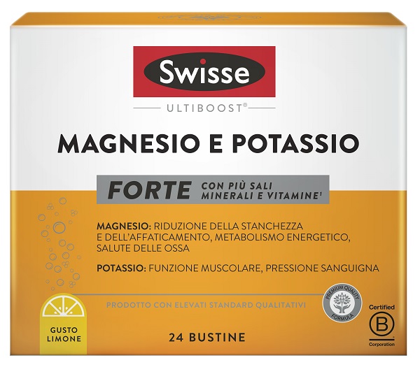 SWISSE MAGNESIO POTASSIO FORTE 24 BUSTINE - Luckyfarma.it