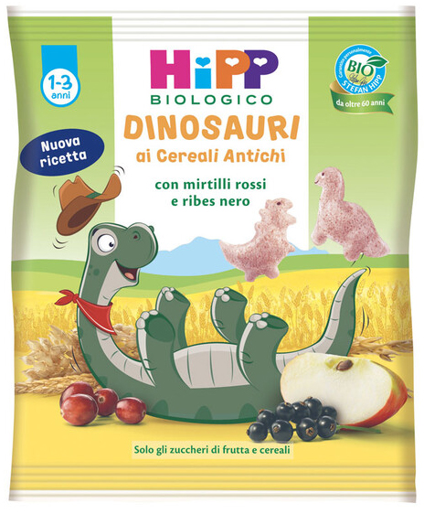 HIPP BIO DINOSAURI CEREALI ANTICHI 30 G - Luckyfarma.it