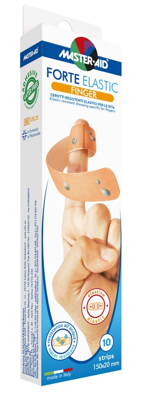 CEROTTO MASTER-AID ELASTIC FINGER 10 PEZZI - Luckyfarma.it