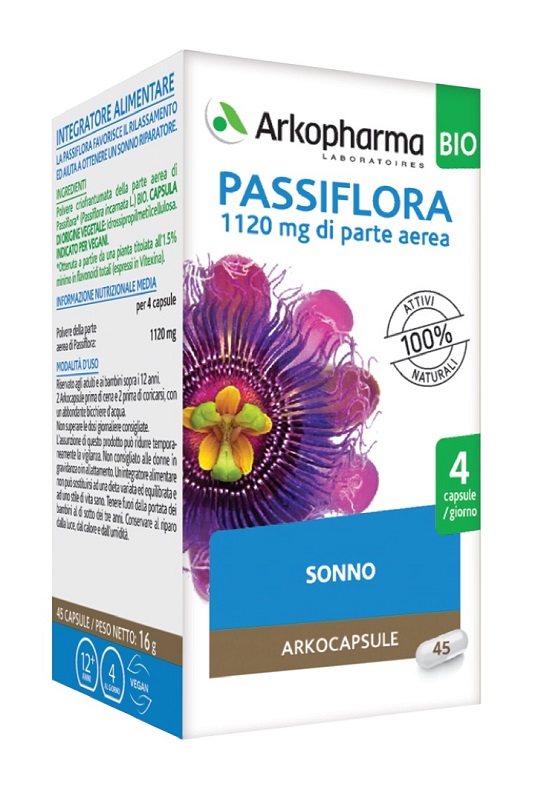ARKOCPS PASSIFLORA 45 CAPSULE BIO - Luckyfarma.it