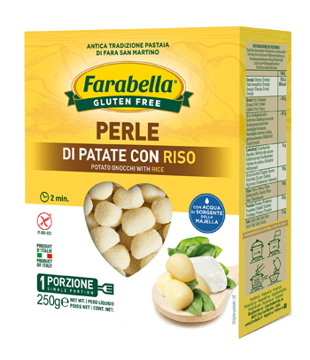 FARABELLA PERLE PATATE CON RISO 250 G - Luckyfarma.it