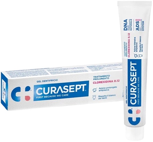 CURASEPT DENTIFRICIO 0,12 75 ML ADS+DNA - Luckyfarma.it
