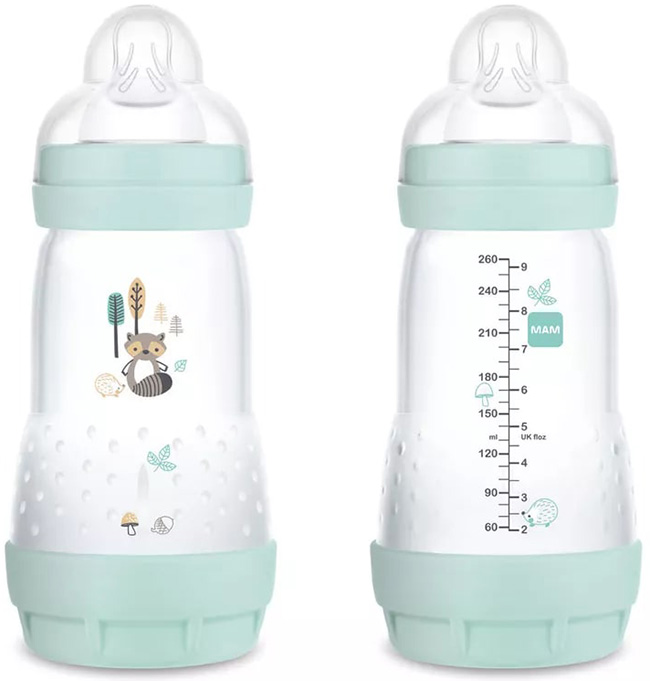 MAM BIBERON EASY START 260ML DOPPIA CONFEZIONE MASCHIO - Luckyfarma.it
