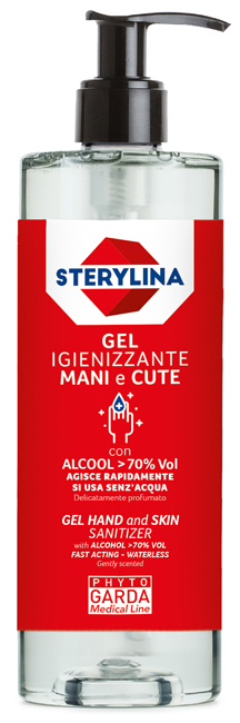STERYLINA GEL MANI 70% ALCOOL 380 ML - Luckyfarma.it