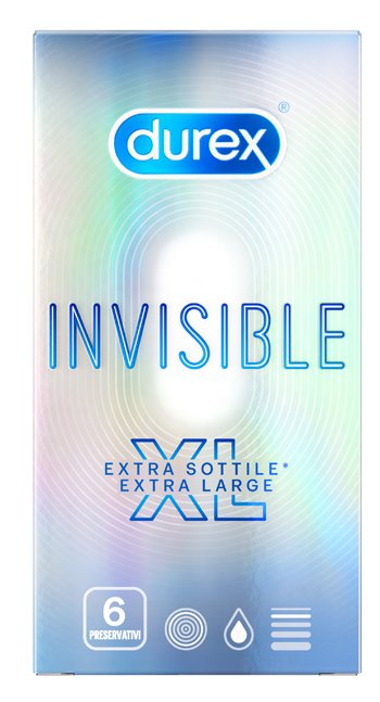 PROFILATTICO DUREX INVISIBLE XL 6 PEZZI - Luckyfarma.it