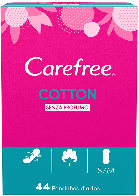 CAREFREE COTTON SALVASLIP 44 PEZZI - Luckyfarma.it