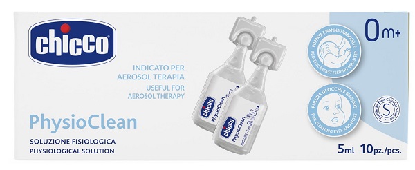 CHICCO SOLUZIONE PHYSIOCLEAN 5 ML 10 PEZZI - Luckyfarma.it