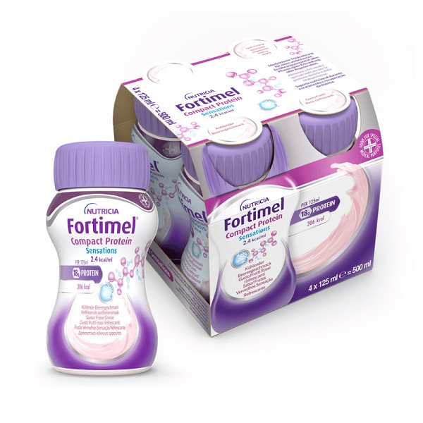 FORTIMEL COMPACT PROTEIN COOL RED FRUITS 4 X 125 ML - Luckyfarma.it