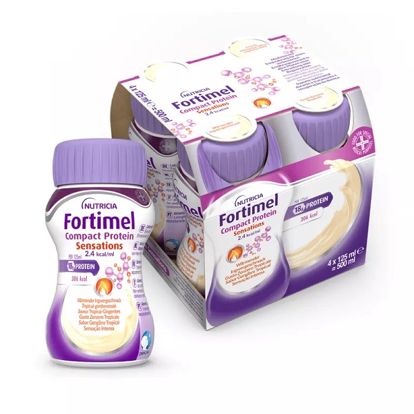 FORTIMEL COMPACT PROTEIN HOT TROPICAL GINGER 4 X 125 ML - Luckyfarma.it