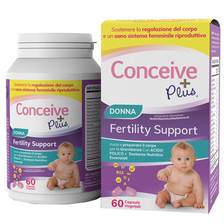 CONCEIVE PLUS SUPPORTO FERTILITA' FEMMINILE 60 CAPSULE - Luckyfarma.it