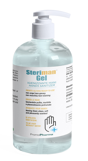 STERIMAN GEL 70 IGIENIZZANTE MANI 500 ML - Luckyfarma.it