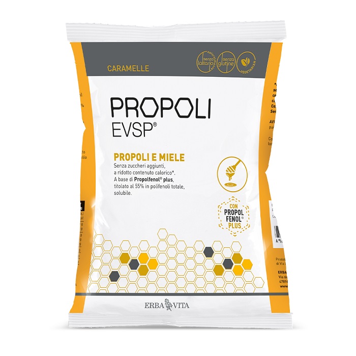 PROPOLI EVSP CARAMELLE PROPOLI MIELE 65 G - Luckyfarma.it