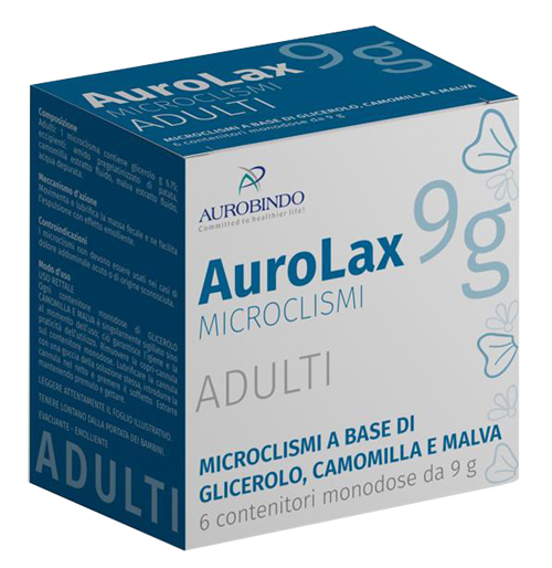 MICROCLISMI PER ADULTI AUROLAX 6 CONTENITORI 9 G - Luckyfarma.it