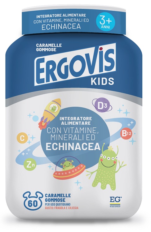 ERGOVIS KIDS 60 CARAMELLE GUSTOSE - Luckyfarma.it