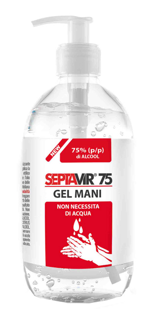 SEPTAVIR 75 GEL MANI 500 ML - Luckyfarma.it