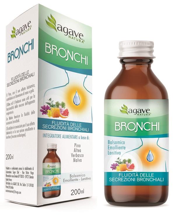 AGAVE NATURA SCIROPPO BRONCHI 200 G - Luckyfarma.it