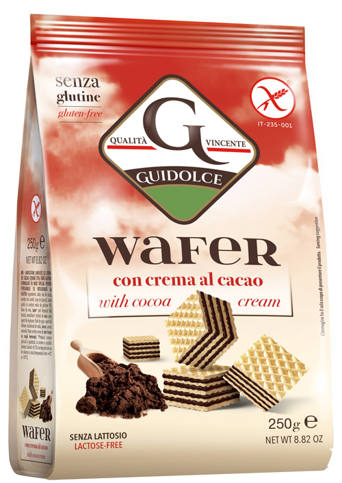 WAFER GUSTO CACAO 250 G - Luckyfarma.it