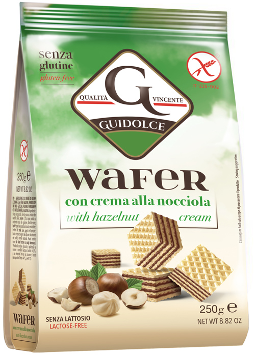 WAFER GUSTO NOCCIOLA 250 G - Luckyfarma.it