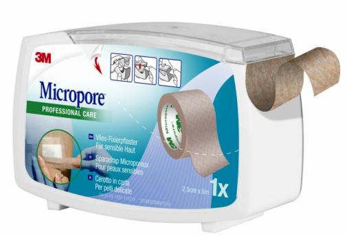 CEROTTO IN CARTA 3M MICROPORE SURGICAL TAPE TAN M5X25MM DISPENSER - Luckyfarma.it