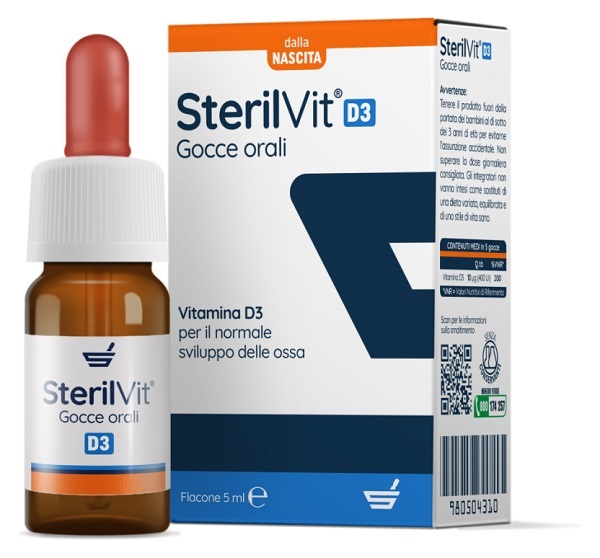 STERILVIT D3 GOCCE 5 ML - Luckyfarma.it