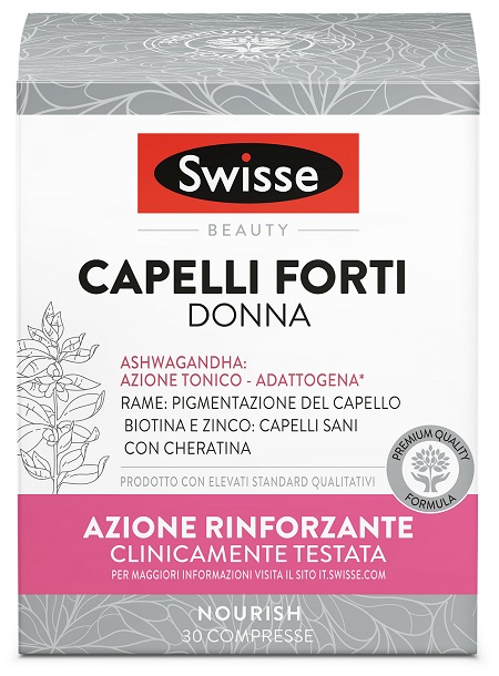 SWISSE CAPELLI FORTI DONNA 30 COMPRESSE - Luckyfarma.it