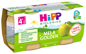 HIPP BIO OMOGENEIZZATO MELA GOLDEN 2 X 80 G - Luckyfarma.it
