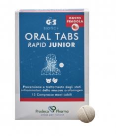 GSE ORAL TABS RAPID JUNIOR FRAGOLA 12 COMPRESSE - Luckyfarma.it