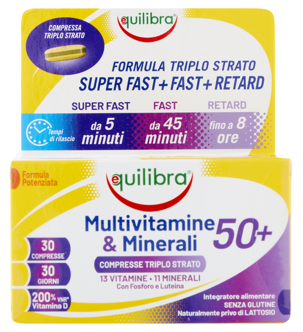MULTIVITAMINE&MINERALI 50+ 30 COMPRESSE - Luckyfarma.it