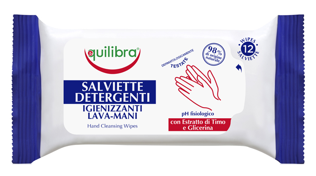 SALVIETTE DETERGENTI IGIENIZZANTI 12 PEZZI - Luckyfarma.it