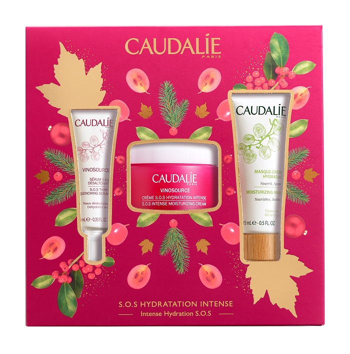 VINOSOURCE COFANETTO CREMA SOS 2020 CREMA SOS 50 ML + SIERO 10 ML + MASCHERA VISO IDRATANTE 15 ML - Luckyfarma.it