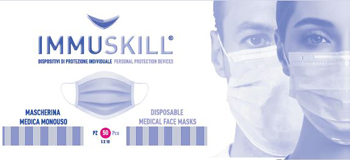 IMMUSKILL MASCHERINA CHIRURGICA 50 PEZZI - Luckyfarma.it
