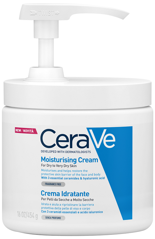 CERAVE CREMA IDRATANTE PER PELLI DA SECCHE A MOLTO SECCHE 473 ML - Luckyfarma.it