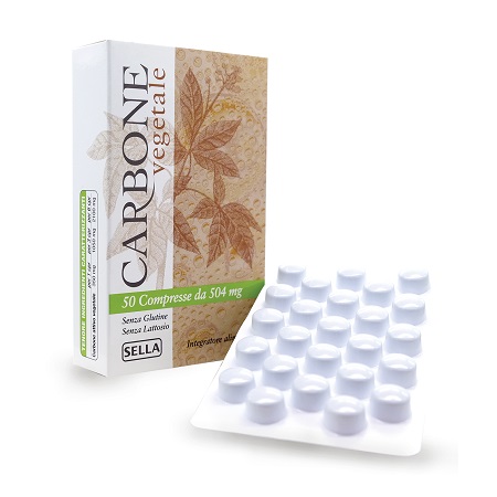 CARBONE VEGETALE 50 COMPRESSE - Luckyfarma.it
