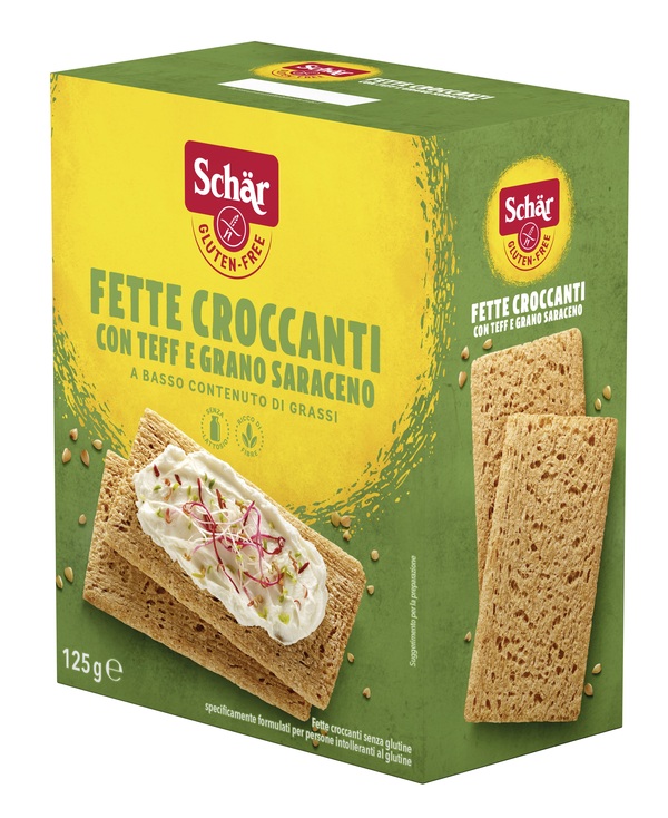 SCHAR FETTE CROCCANTI TEFF/GRANO SARACENO 125 G - Luckyfarma.it