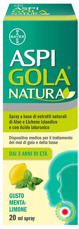 ASPI GOLA NATURA SPRAY MENTA LIMONE 20 ML - Luckyfarma.it