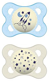 MAM NIGHT SUCCHIETTO 2-6 MESI SILICONE DOPPIO MASCHIO - Luckyfarma.it