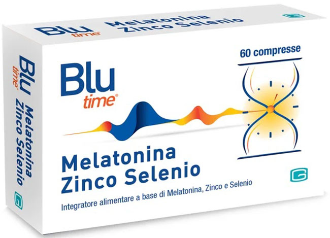 BLU TIME MELATONINA/ZINCO/SELENIO COMPRESSE - Luckyfarma.it