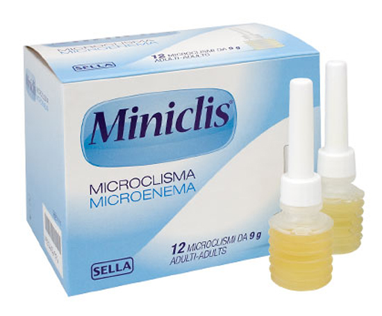 MINICLIS ADULTI 9G 12 MICROCLISMI CL II - Luckyfarma.it
