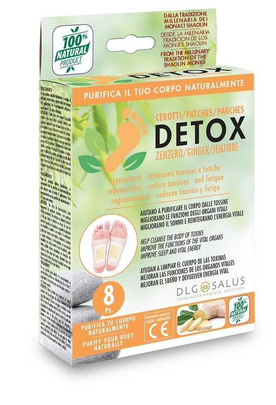 CEROTTI DETOX PIEDI ZENZERO 8 PEZZI - Luckyfarma.it