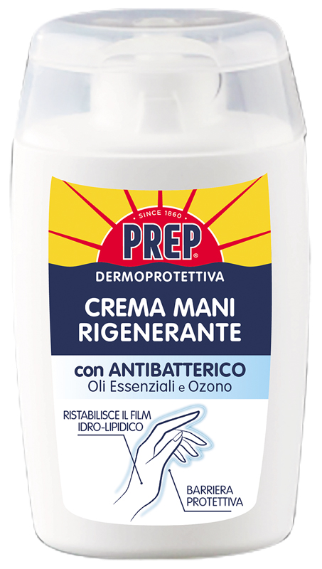 PREP CREMA MANI RIGENERANTE CON ANTIBATTERICO 100 ML - Luckyfarma.it