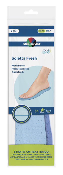 MASTER-AID FOOTCARE SOLETTA FRESH RITAGLIABILE 2 PEZZI - Luckyfarma.it