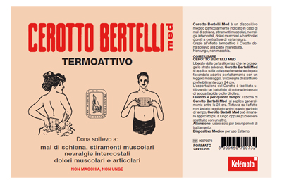 BERTELLI CEROTTO MED GRANDE 24 X 16 CM - Luckyfarma.it