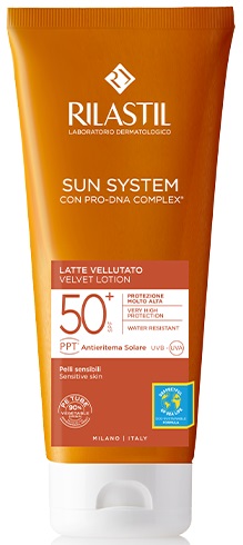 RILASTIL SUN SYSTEM PHOTO PROTECTION TERAPY SPF 50+ LATTE VELLUTANTE 200 ML - Luckyfarma.it