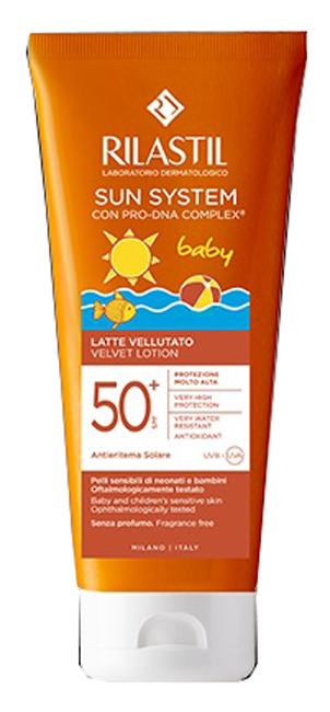RILASTIL SUN PPT SPF 50+ BABY LATTE VELLUTO 200 ML - Luckyfarma.it