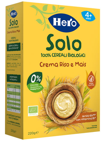 HERO SOLO CREMA RISO E MAIS 220 G - Luckyfarma.it